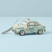 Personalized Just Married Car Ornament