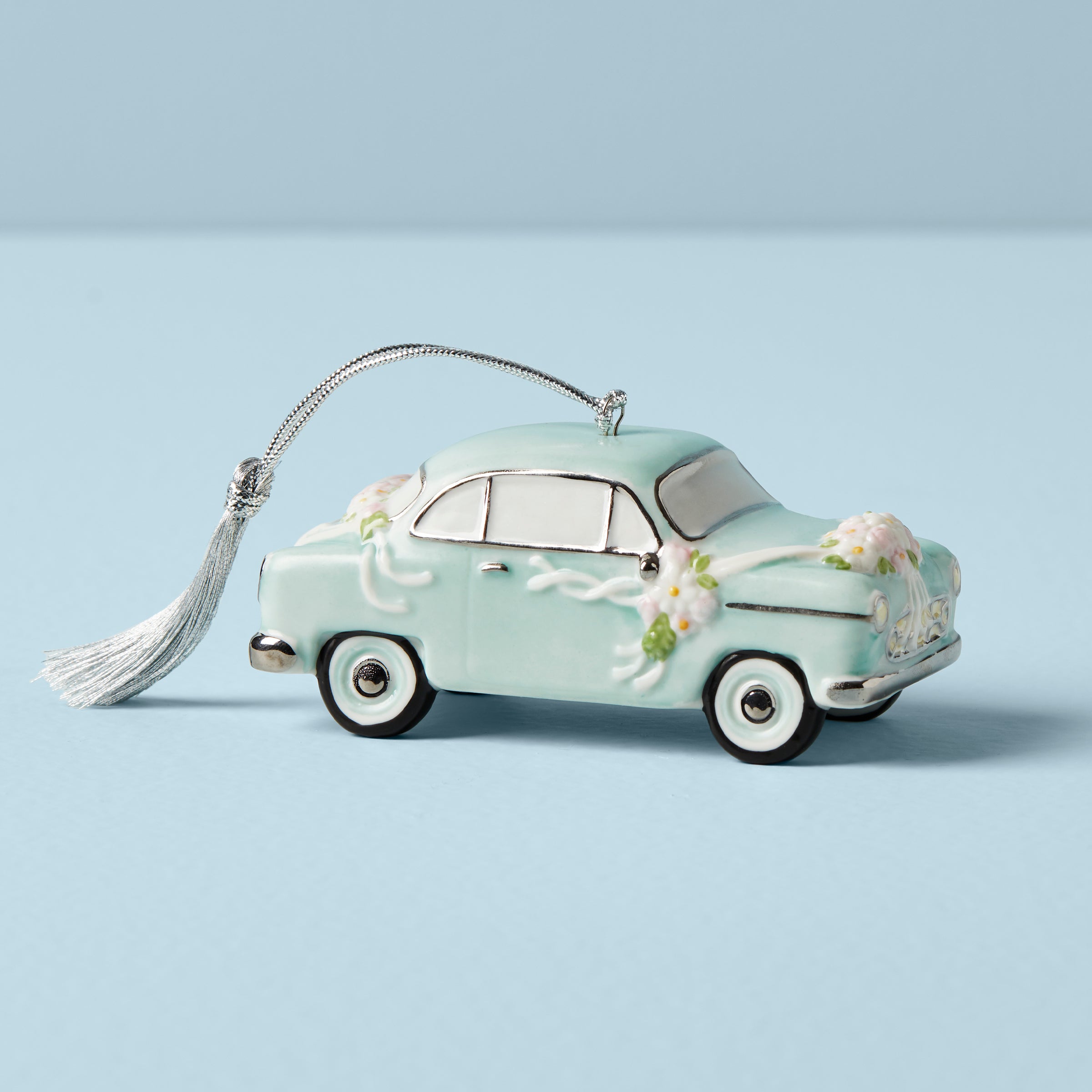 Personalized Just Married Car Ornament