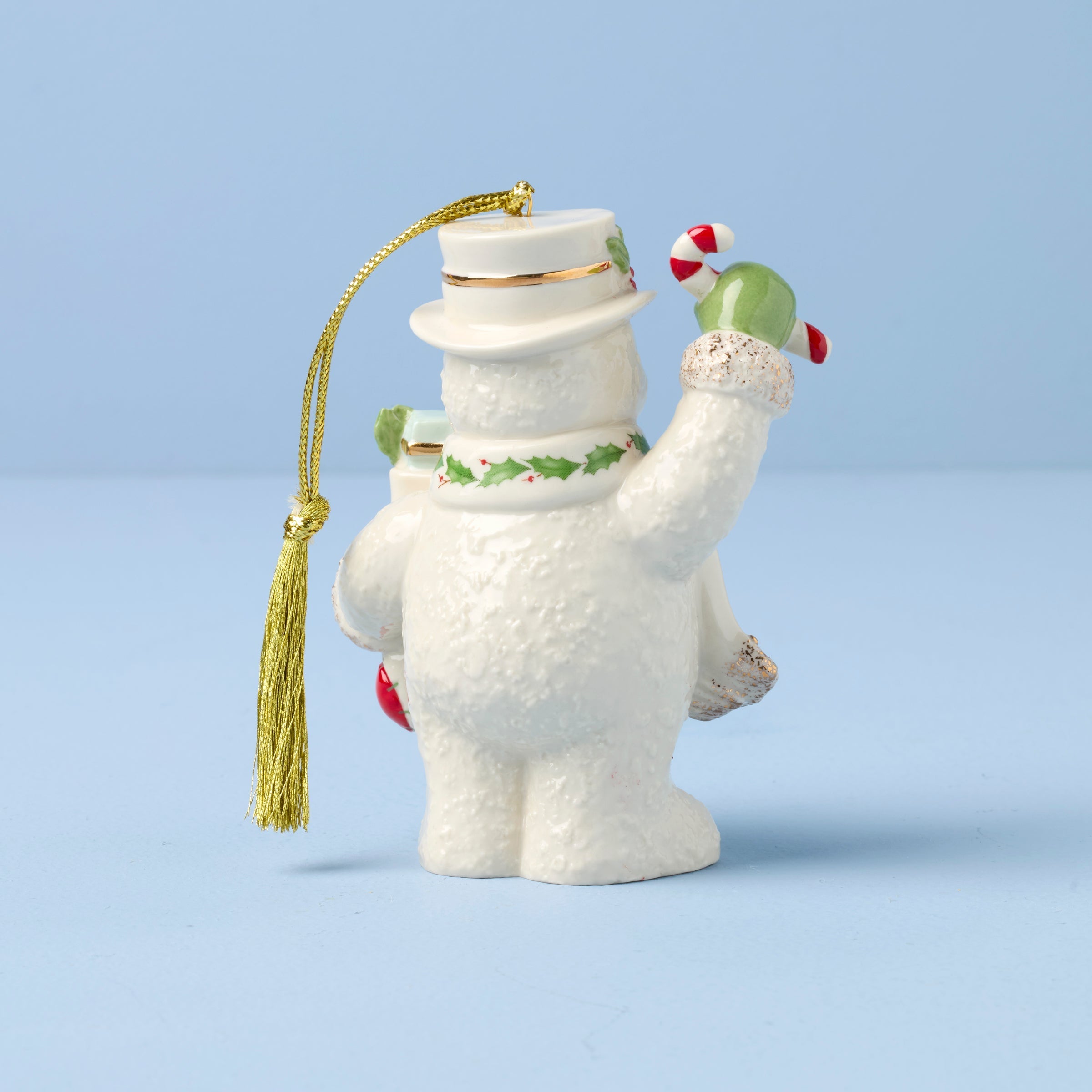 2025 Snowman With Stocking Ornament