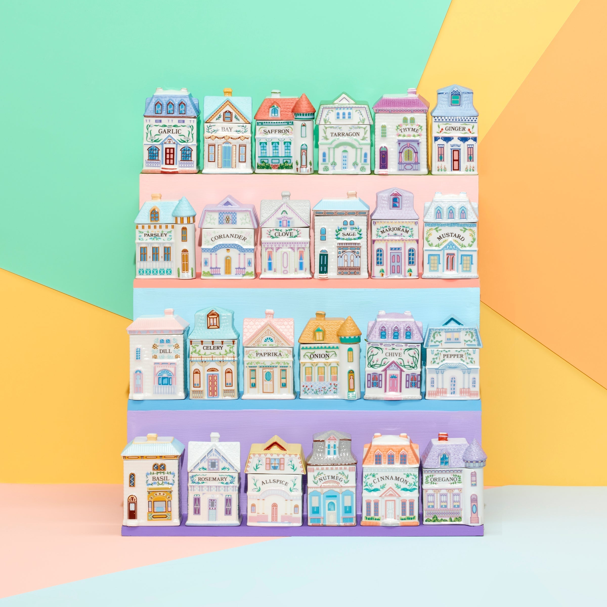 Lenox Spice Village 24-Piece Spice Jar Set