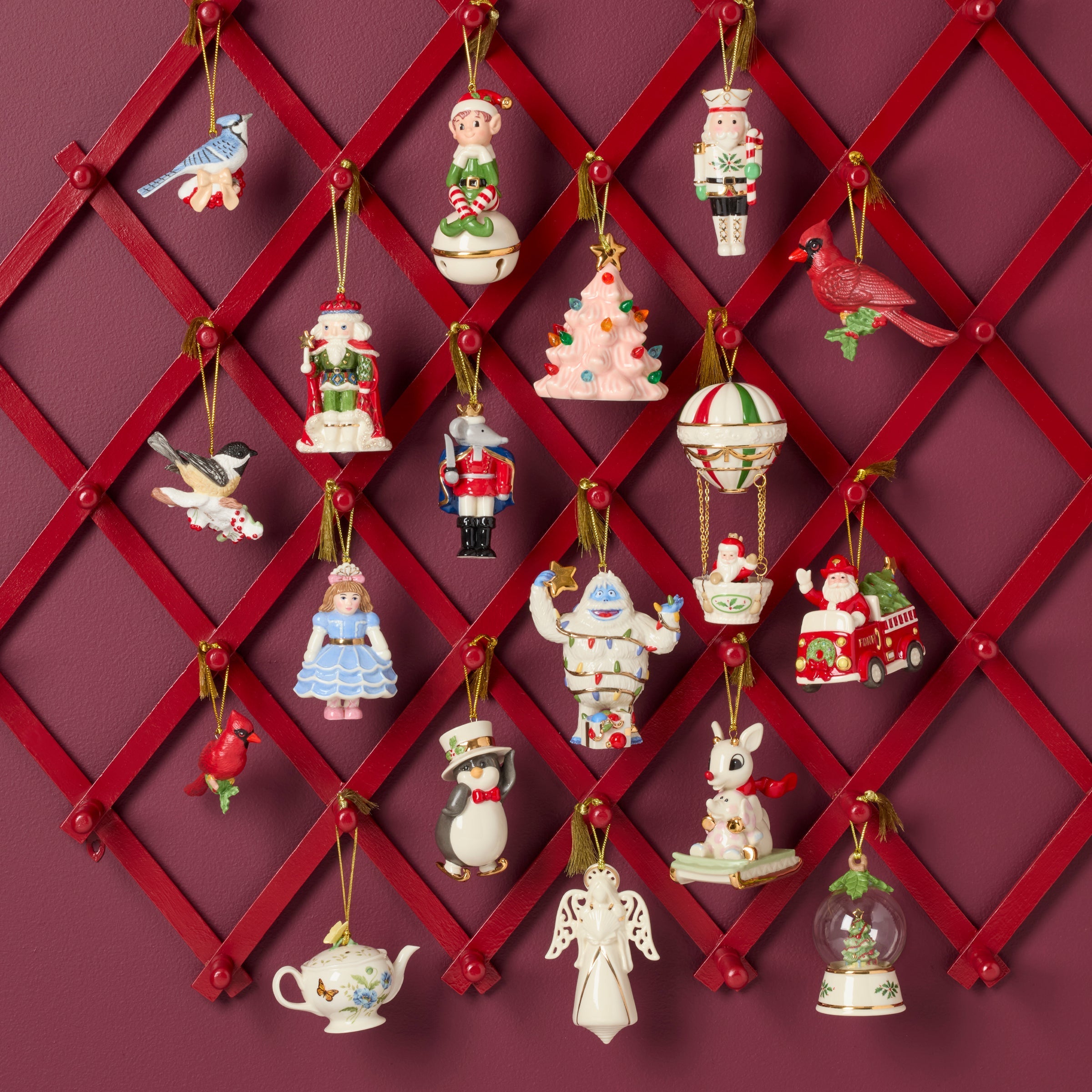 Nutcracker Ballet 3-Piece Ornament Set
