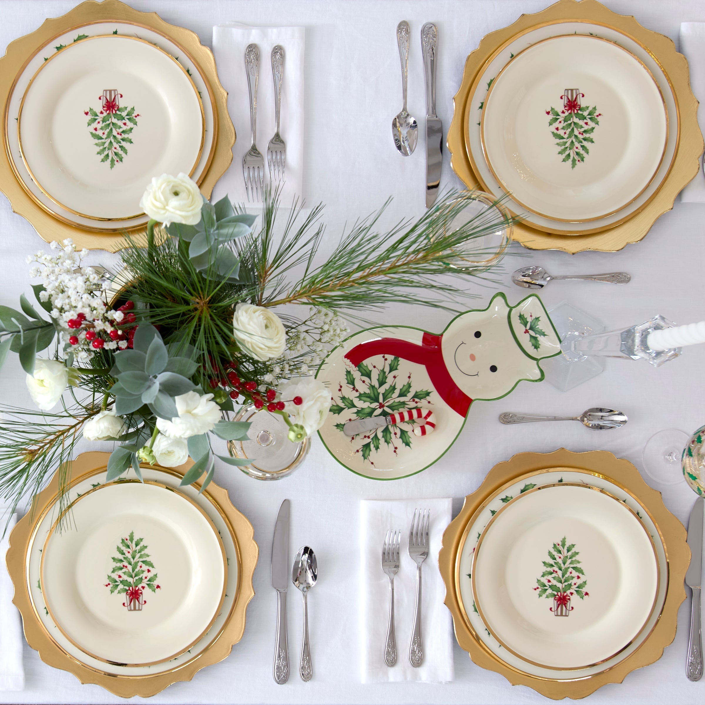Holiday 12-Piece Plate & Bowl Set