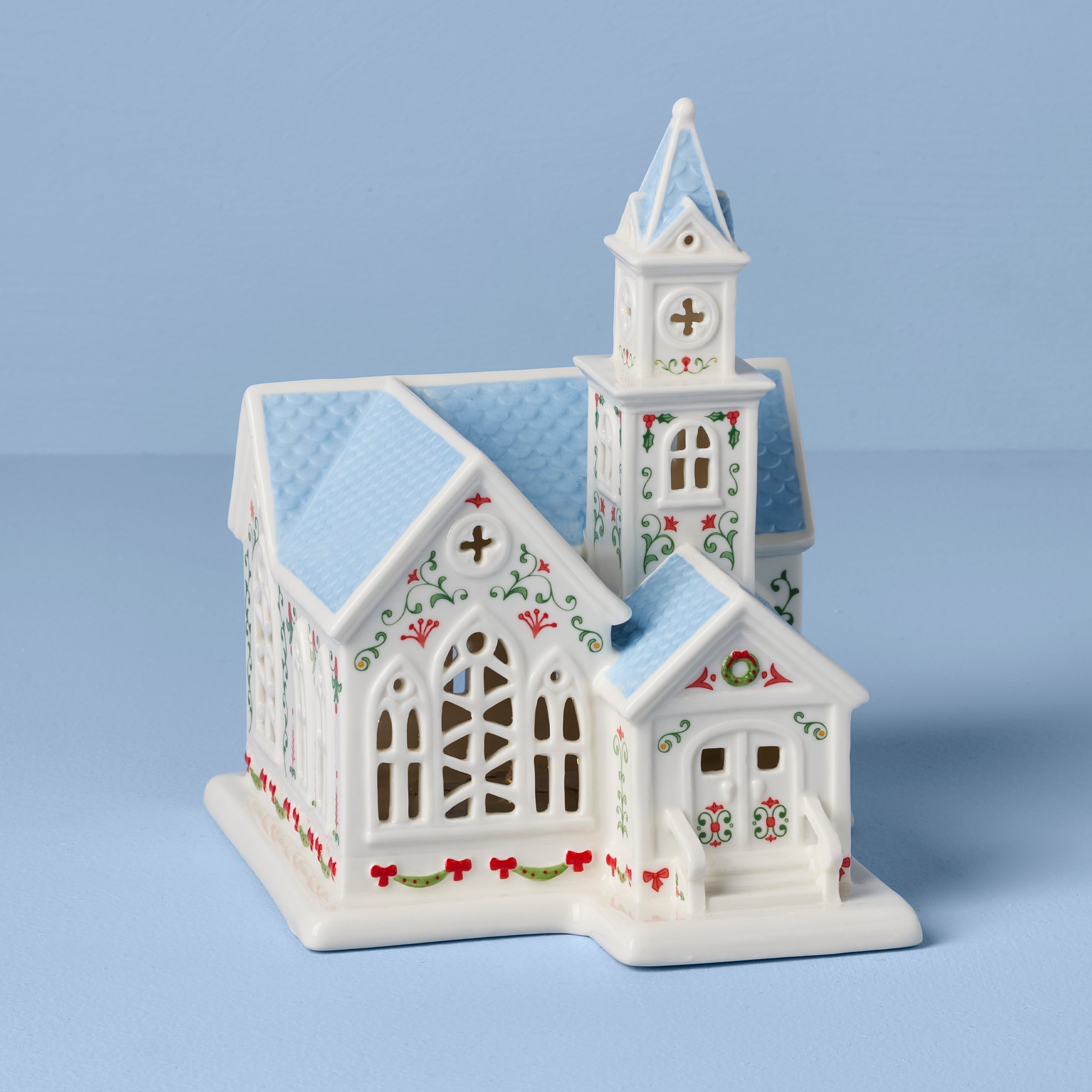 Lenox Village Christmas Lit Church Figurine