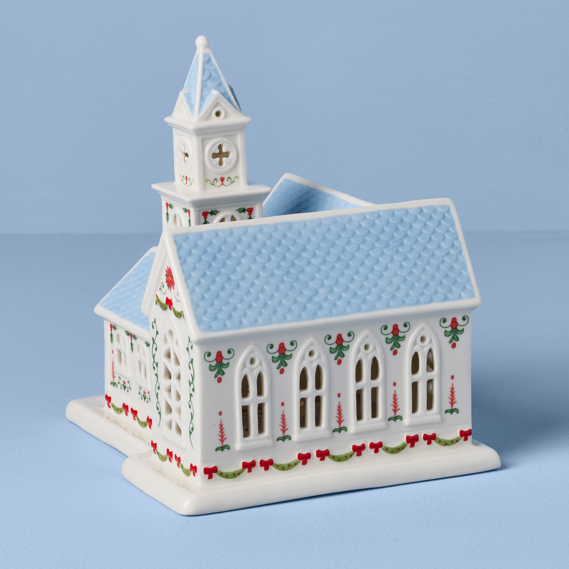 Lenox Village Christmas Lit Church Figurine