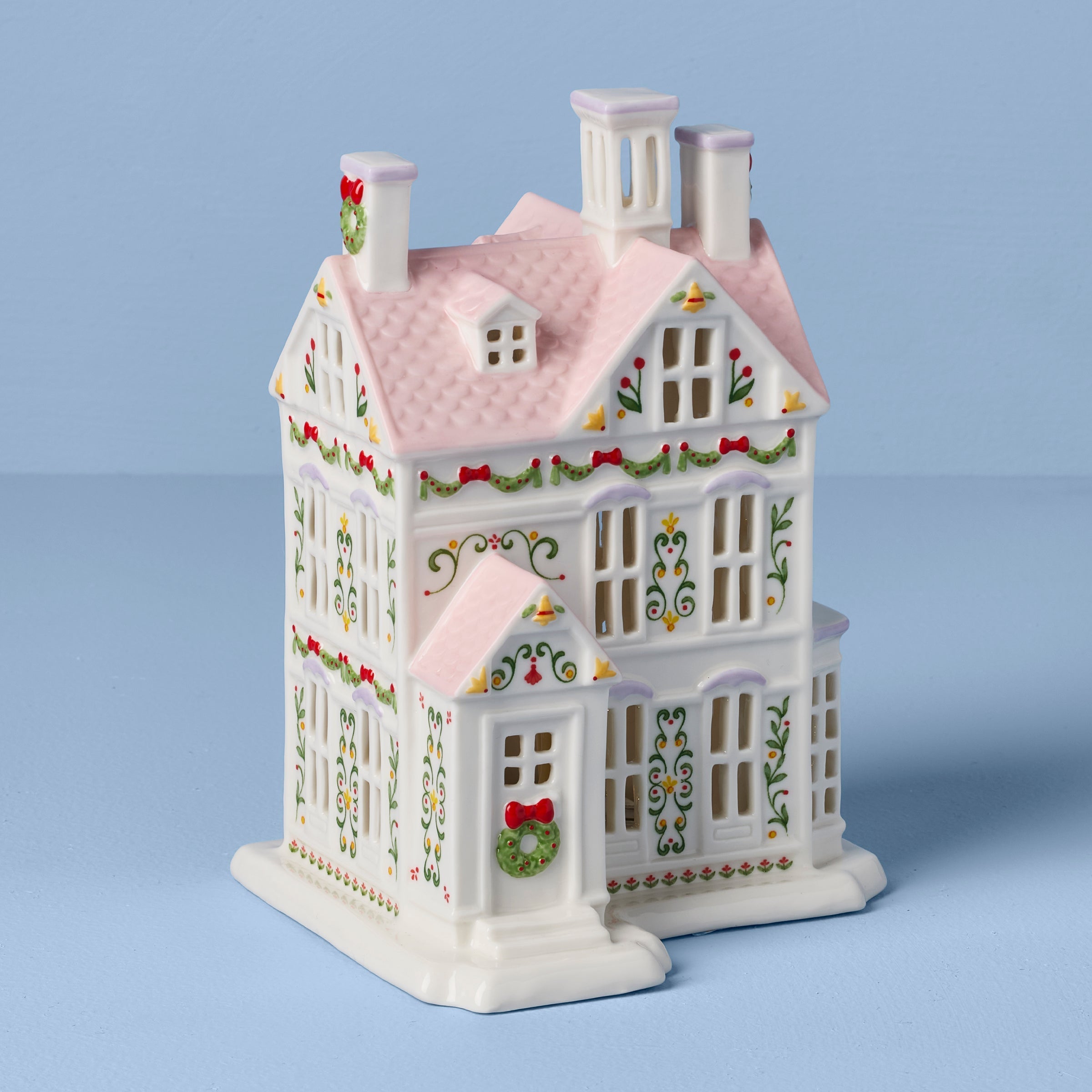 Lenox Village Christmas Lit House Figurine