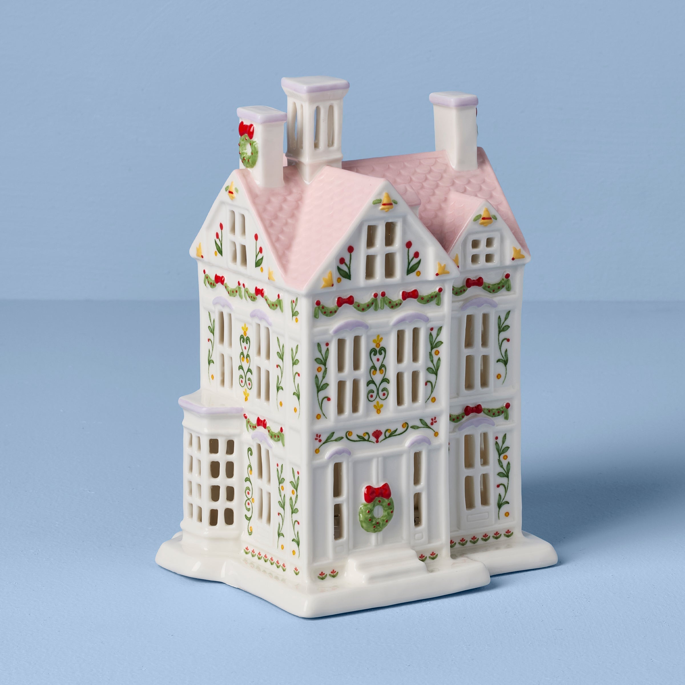 Lenox Village Christmas Lit House Figurine