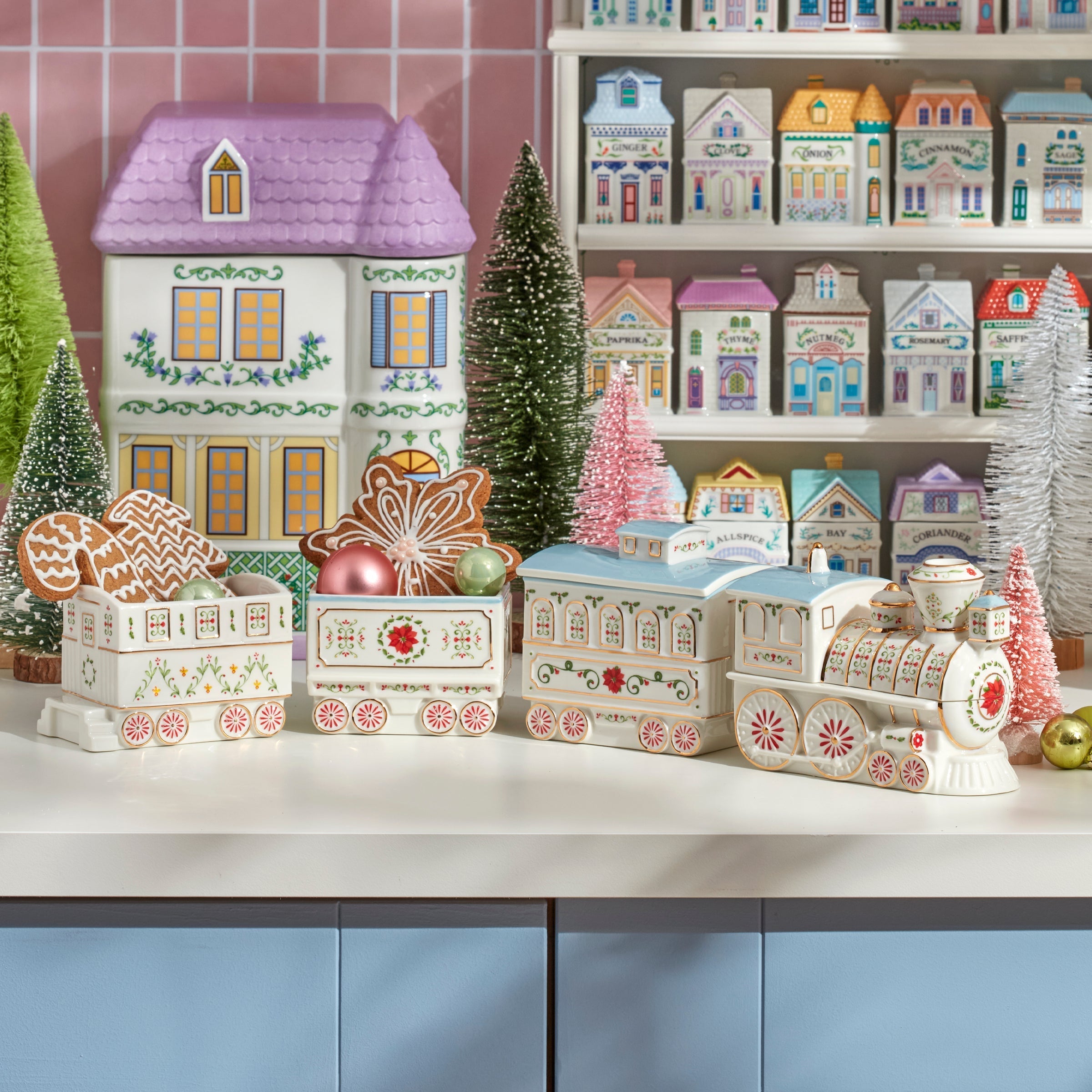 Lenox Village Christmas Train Server