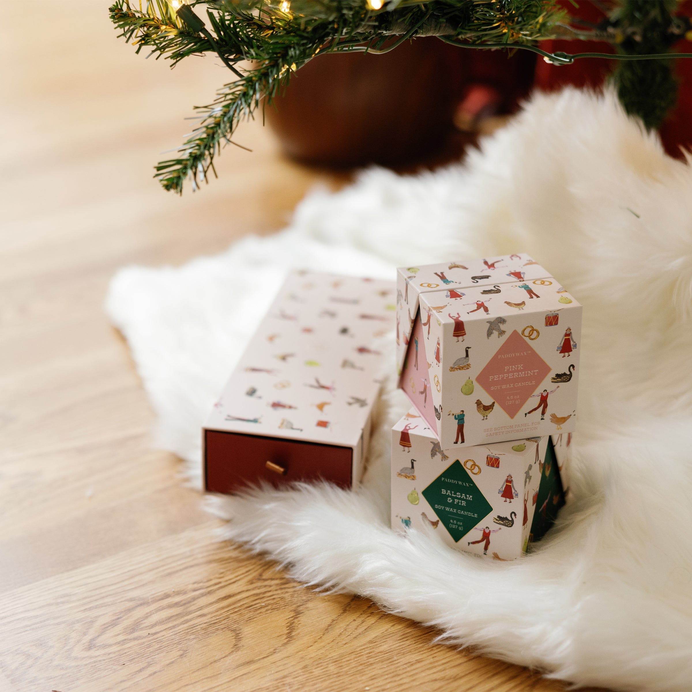 Holiday Soy Wax 2-oz Mini Candles, Gift-Boxed Set of 3