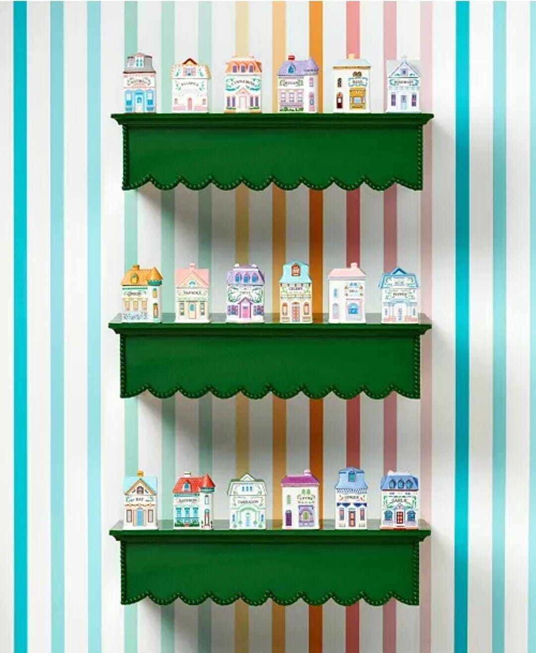 Lenox Spice Village Spice Jar Complete Set 24 Houses Macy's Presale 4/7/25