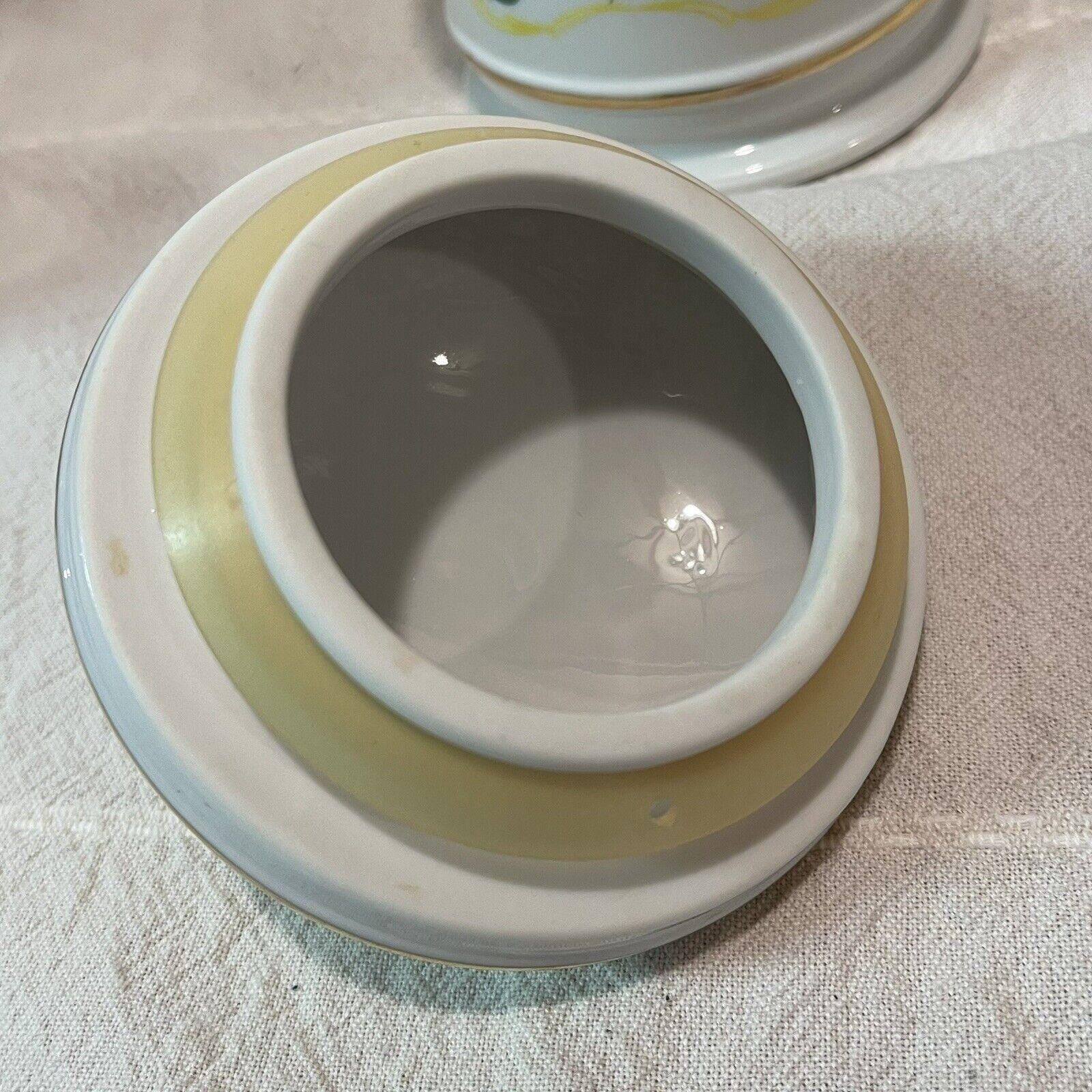 LENOX The Carousel Canister Set of 4 Flour Sugar Coffee Tea Vintage 1995