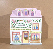 LENOX Spice Village NUT SshPPE Canister Container 1993 with Lid GREAT condition