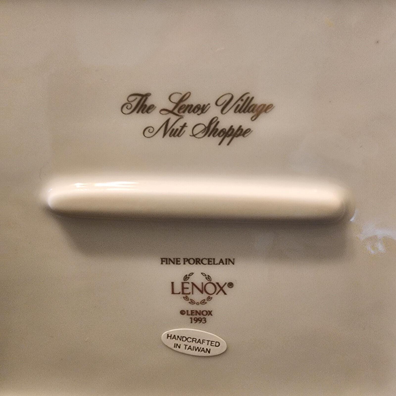 Lenox Spice Village Nut Shoppe canister 1990