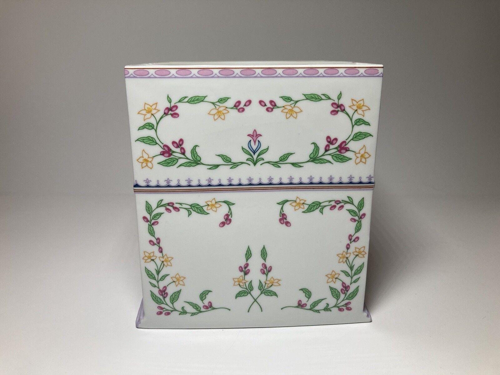 1990 Lenox Spice Village Coffee Cafe Porcelain Canister