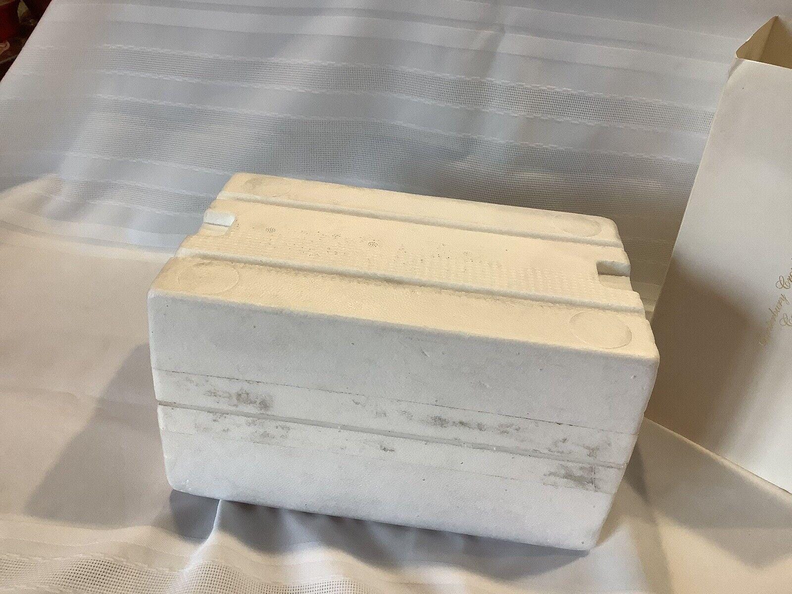 New In Box Lenox 1994 Canterbury Crossing Spice  Village Porcelain Tea Canister