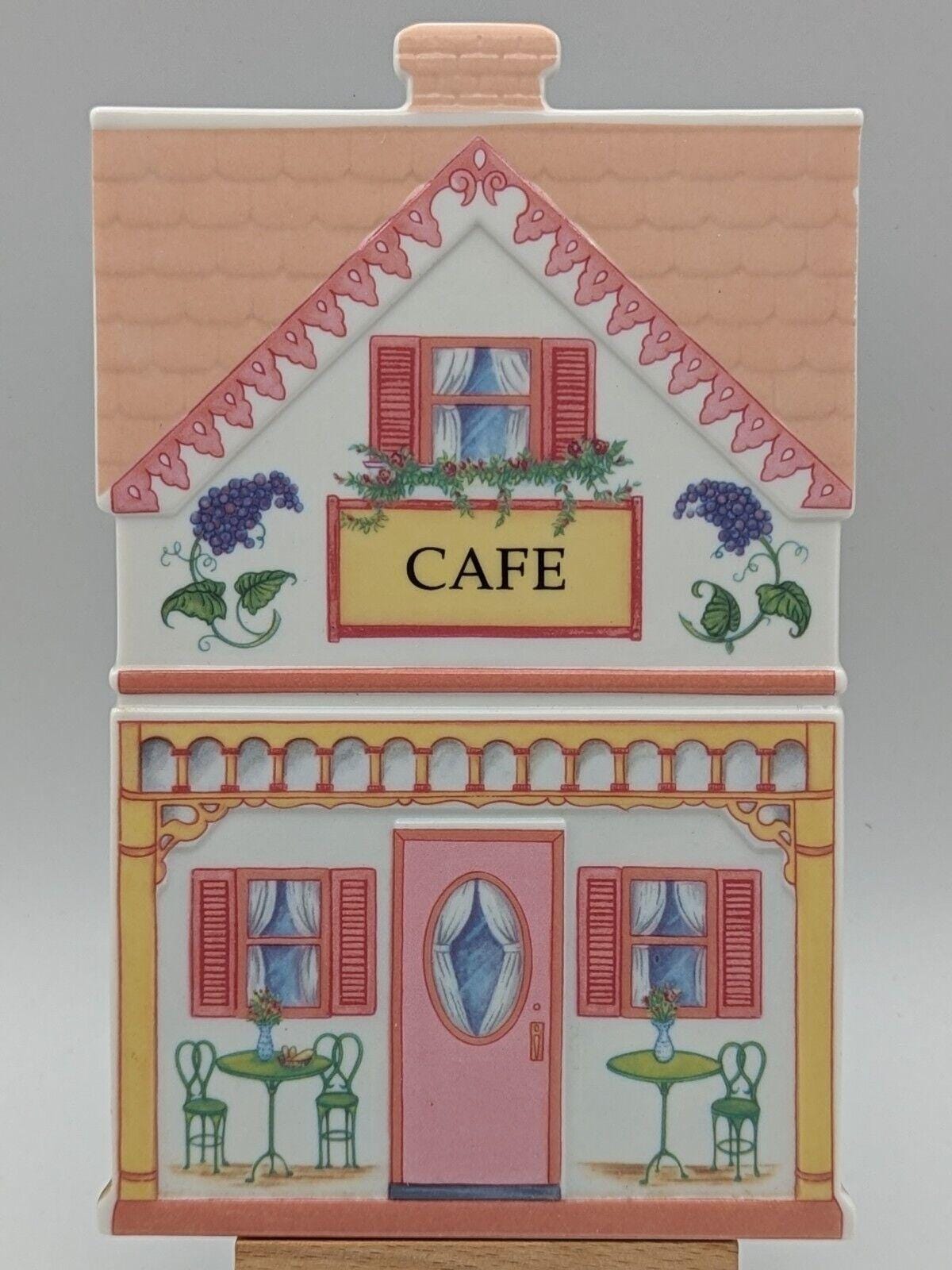 Lenox 1992 Spice Village Trivets Fine Porcelain Set Of 4 Pot Holders Vintage