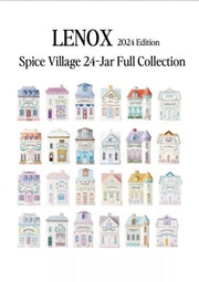 2024 Lenox Spice Village 24 Piece Jar Collection Complete Full Set New