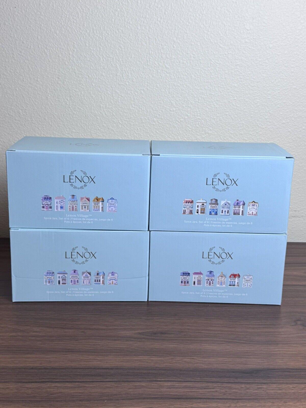 2024 Lenox Spice Village 24 Piece Jar Collection Complete Full Set New