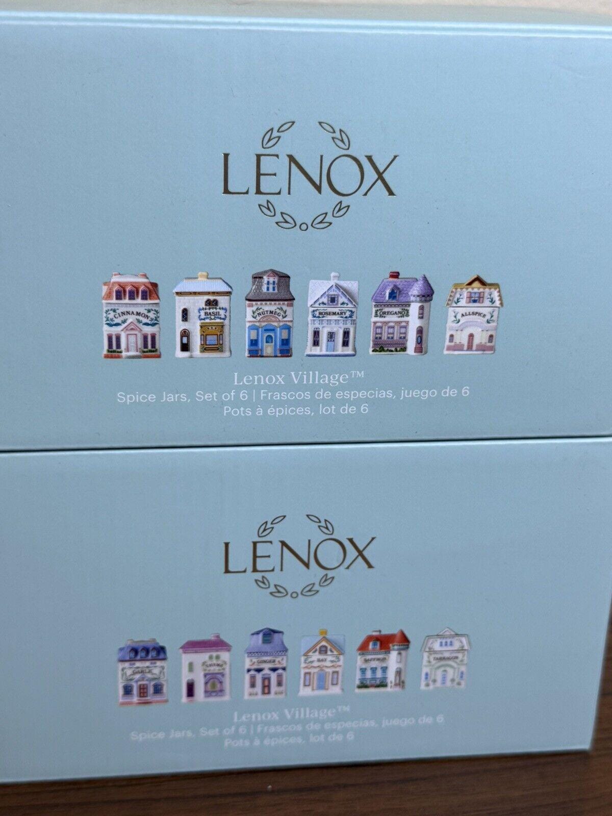2024 Lenox Spice Village 24 Piece Jar Collection Complete Full Set New