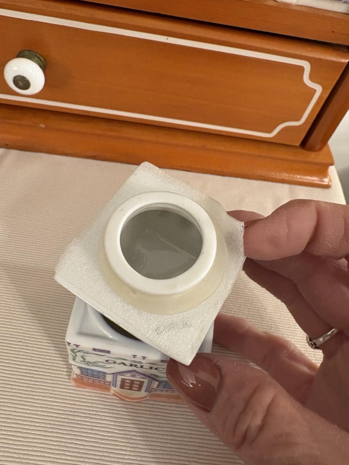 Vintage 1989 Lenox Spice Village Complete Set Of 24 Handcrafted Fine Porcelain