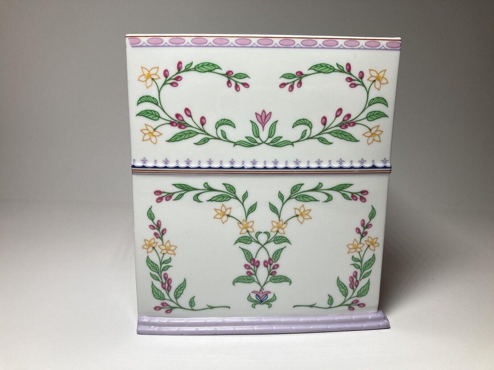 1990 Lenox Spice Village Coffee Cafe Porcelain Canister