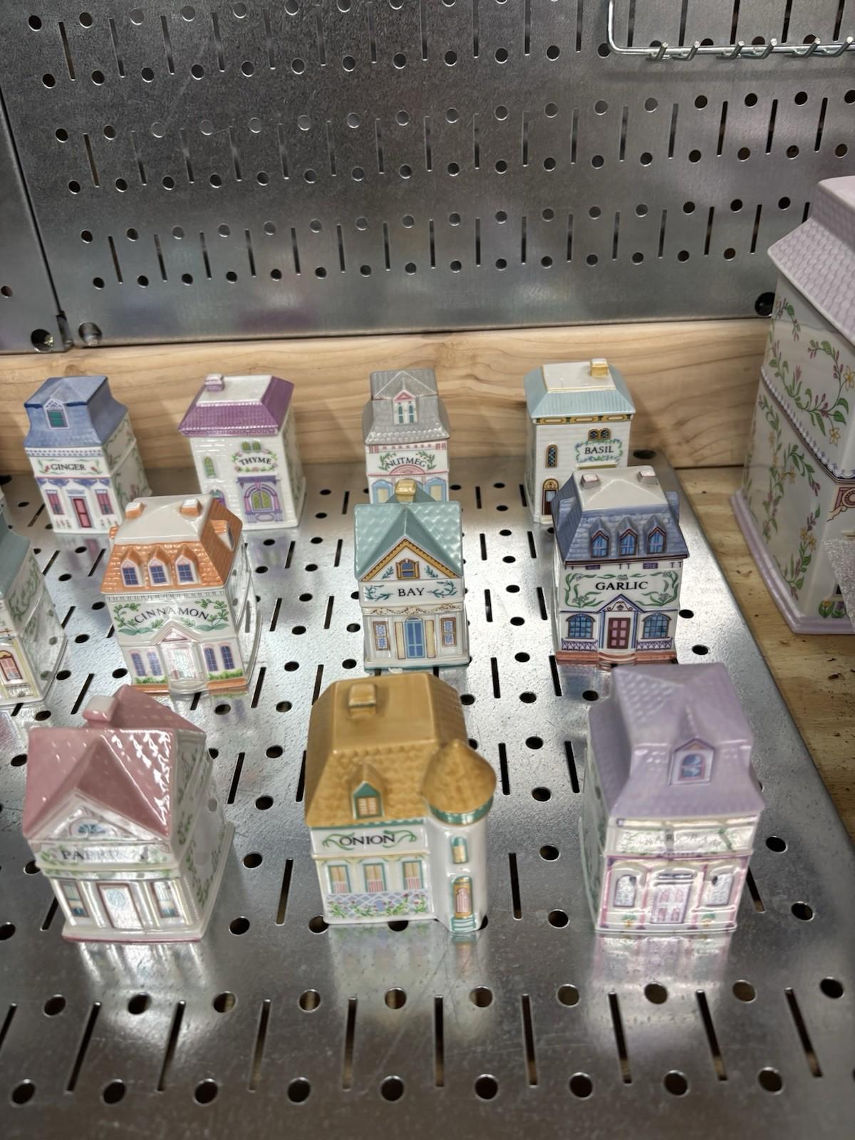 Vintage 1989 Lenox Spice Village – Complete Set of 24 Houses – Rare Collectible