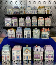 Vintage 1989 Lenox Spice Village – Complete Set of 24 Houses – Rare Collectible