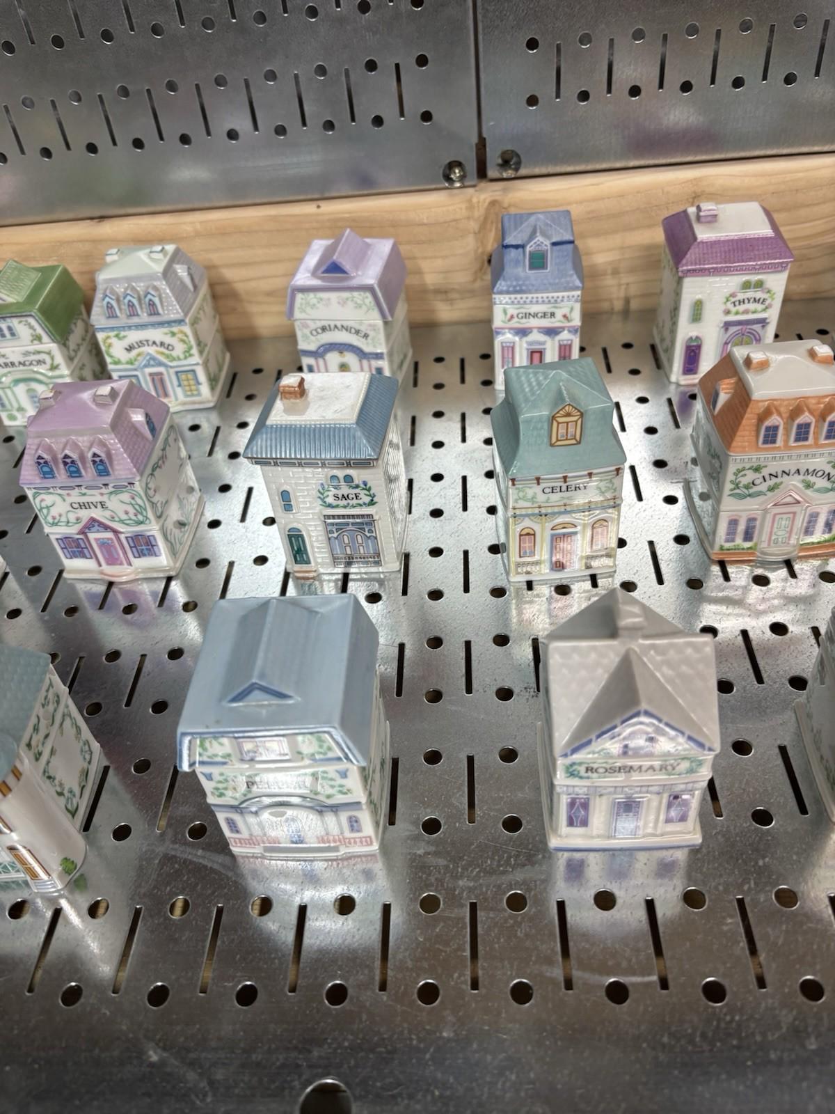 Vintage 1989 Lenox Spice Village – Complete Set of 24 Houses – Rare Collectible
