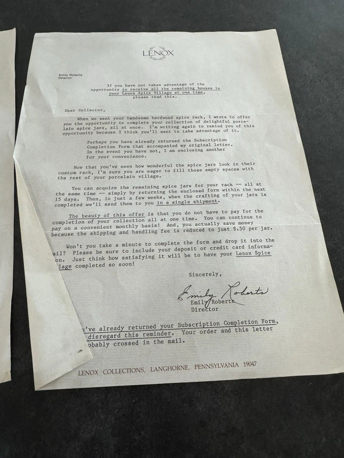 VINTAGE 1989 LENOX Spice Village Complete Set 24 Handcrafted Fine Porcelain MINT