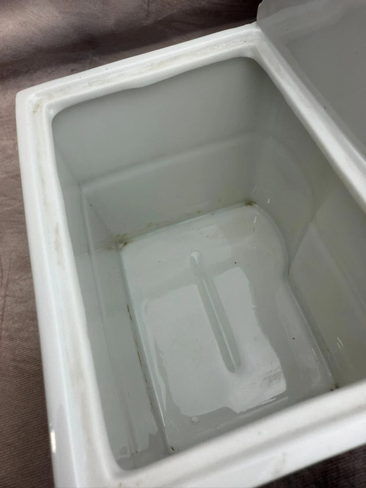 LENOX SPICE VILLAGE Planters Set 2 Pink & Blue 1993 Vintage w/ COA Box Porcelain