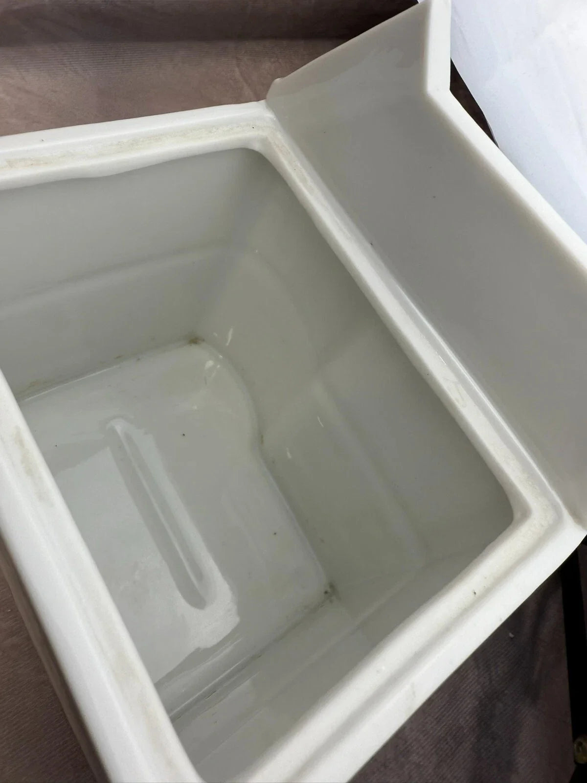 LENOX SPICE VILLAGE Planters Set 2 Pink & Blue 1993 Vintage w/ COA Box Porcelain