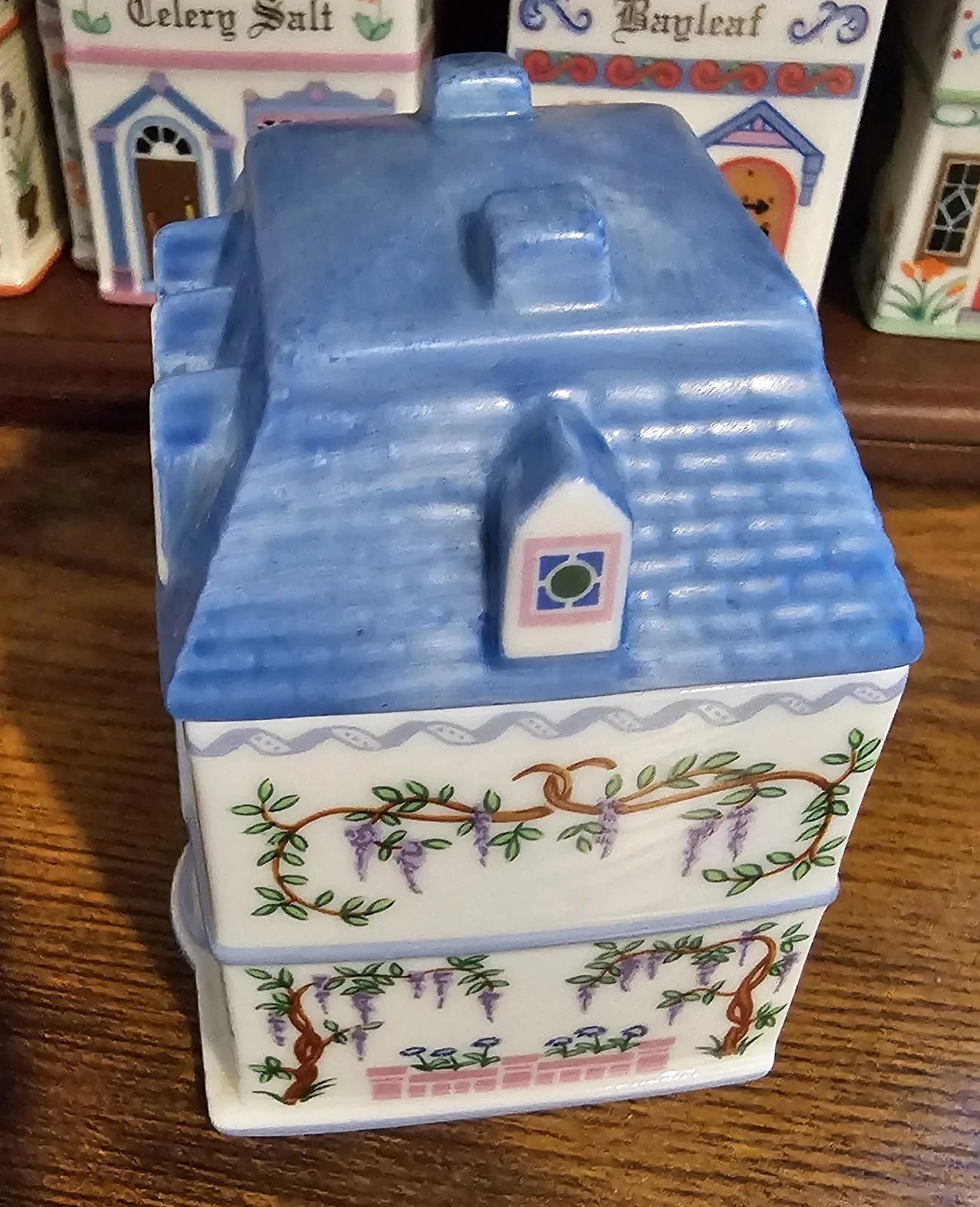 RARE SPICE VILLAGE by Lenox "Canterbury Crossing" 24 Spice Jars with Rack