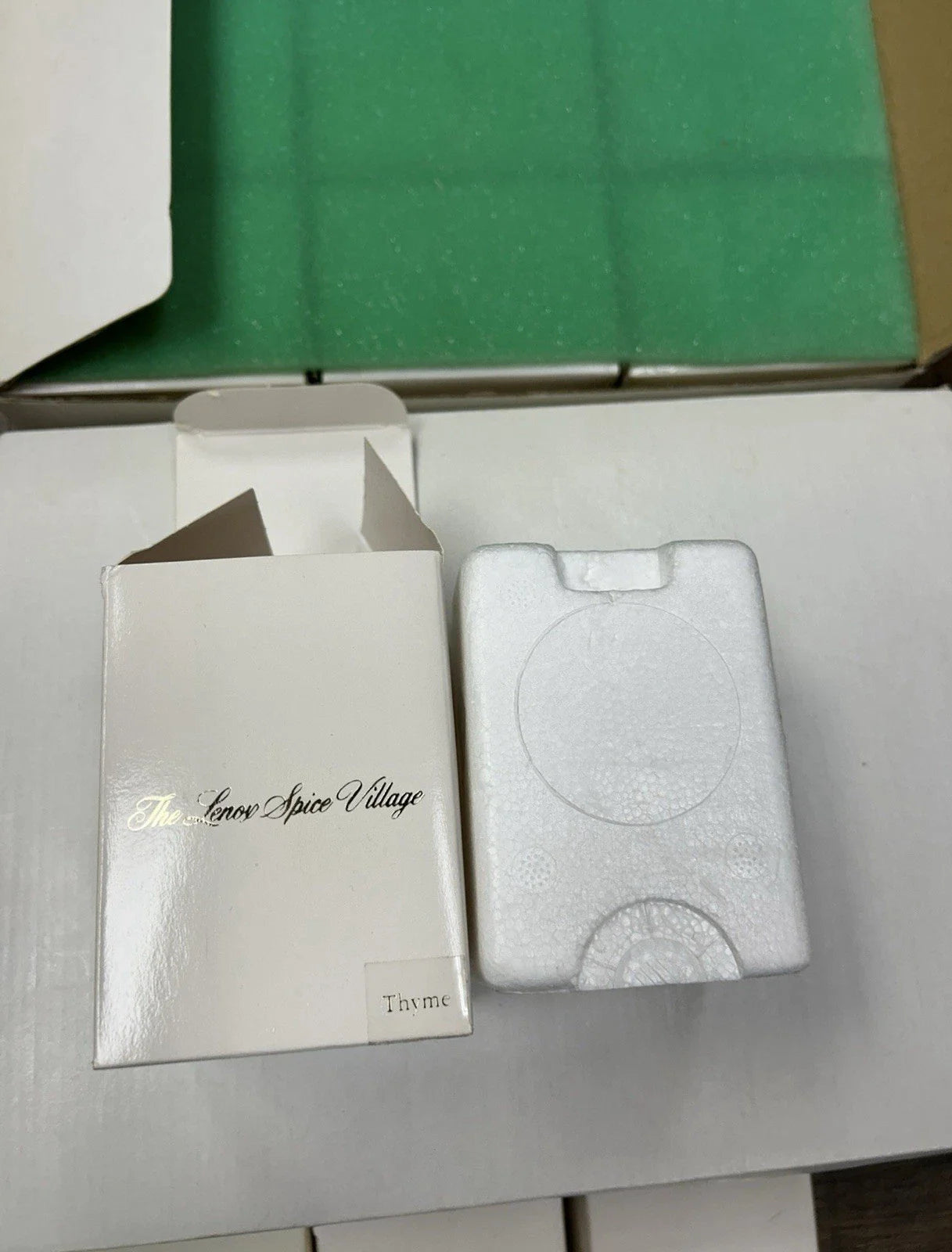 Lenox Spice Village Set Complete Vintage 1989 W/24 Spice Cottages & Rack