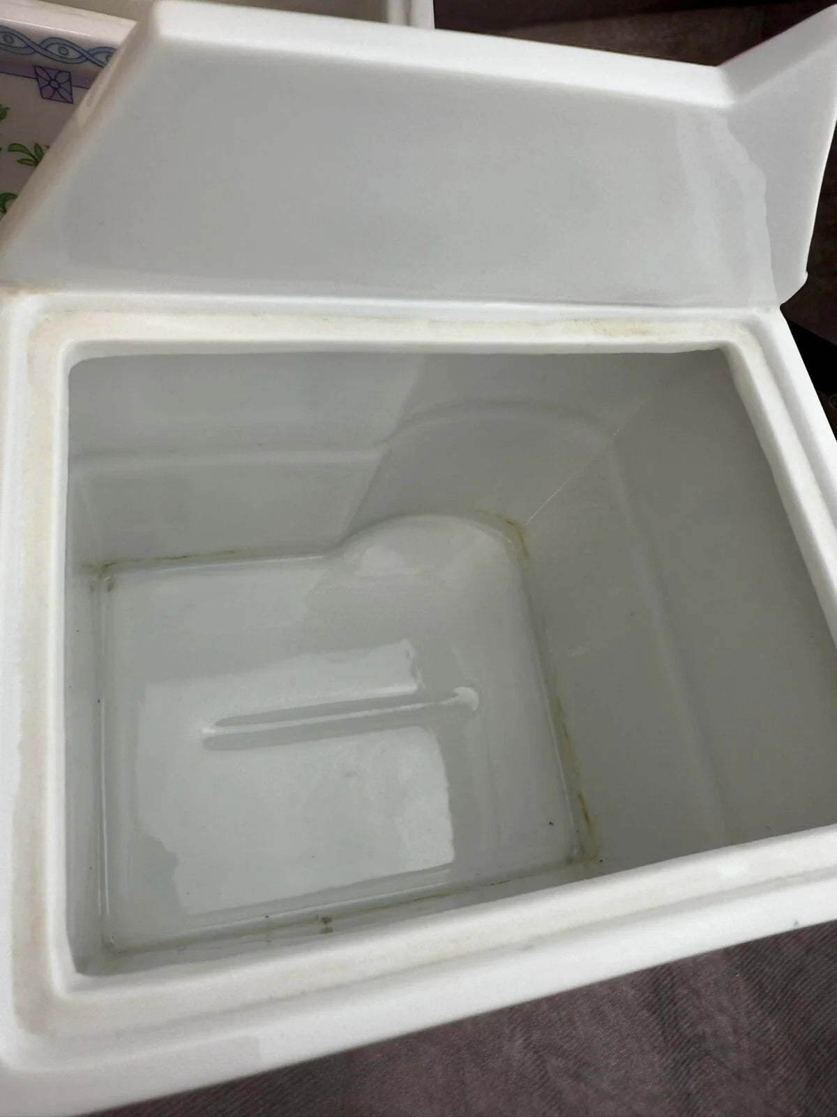 LENOX SPICE VILLAGE Planters Set 2 Pink & Blue 1993 Vintage w/ COA Box Porcelain