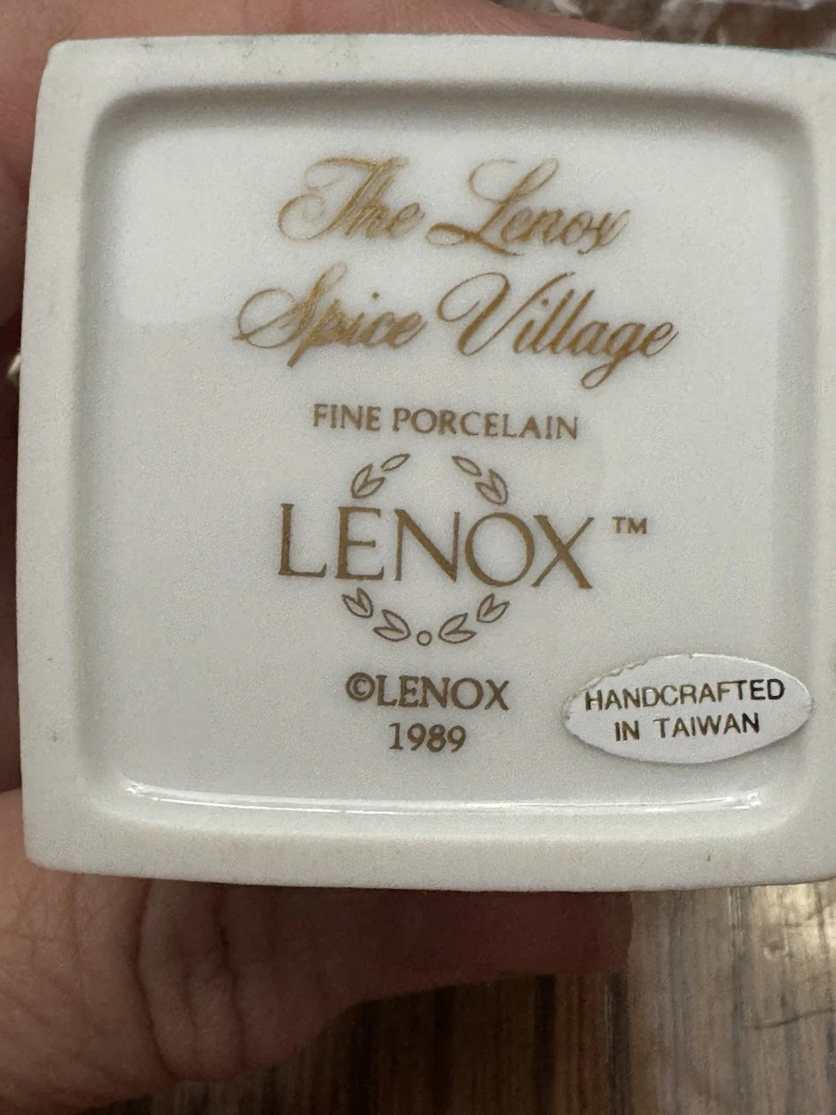 Vintage Lenox Spice Village 1989 Complete Set w/Wood House Rack All 24 Jars COA