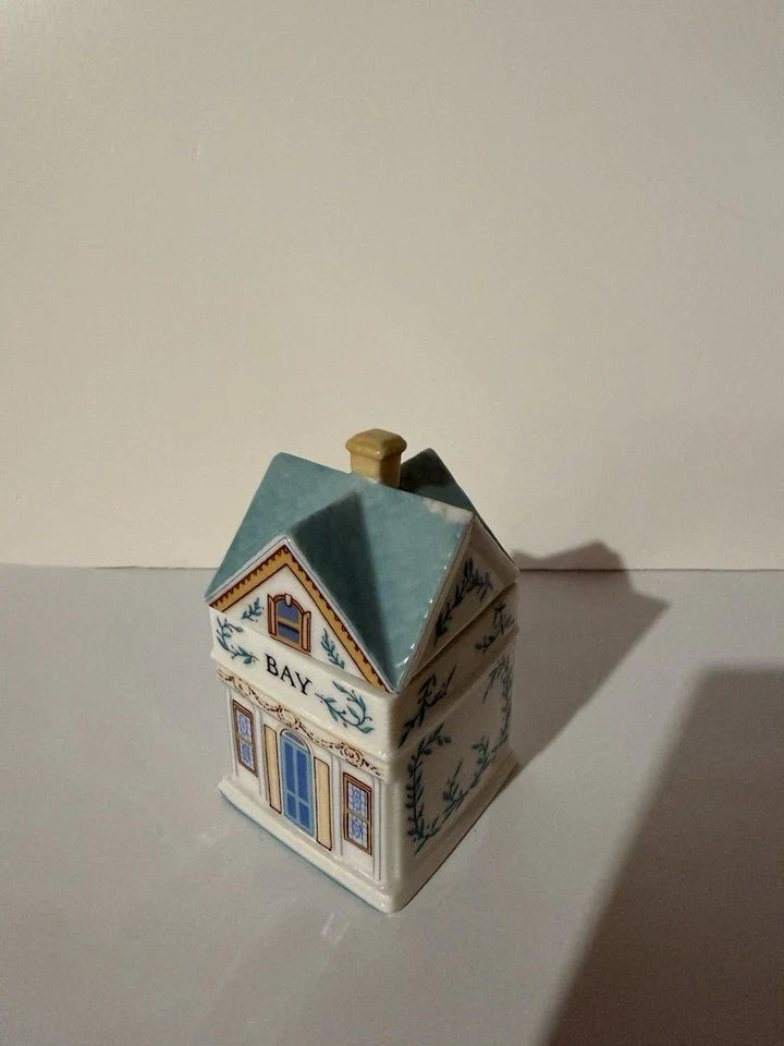 Vintage 1989 Lenox Spice Village Spice Jar Complete Set Of 24 Houses With Rack