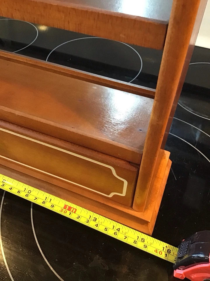 VINTAGE 1989 LENOX Spice Village Complete Set 24 Jar & Rack Porcelain Wood MINTY