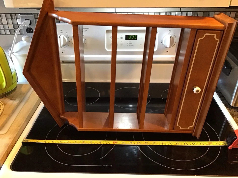 VINTAGE 1989 LENOX Spice Village Complete Set 24 Jar & Rack Porcelain Wood MINTY