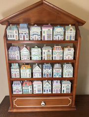 Lenox Spice Village Complete Set Of 24 Handcrafted Fine Porcelain 1989 Taiwan