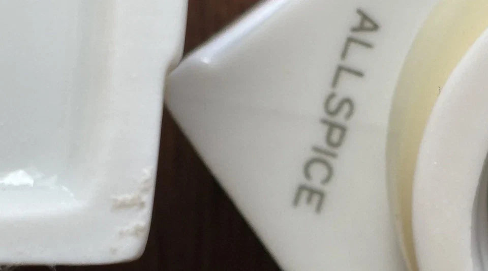 Lenox Spice Village Complete Set Of 24 Handcrafted Fine Porcelain 1989 Taiwan